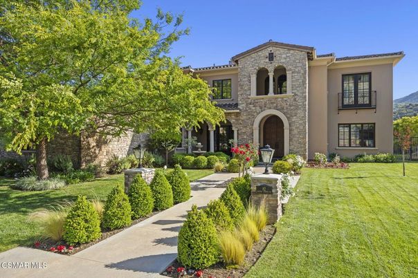 Backyard, Exterior, Facade, Brick Facade, Mediterranean