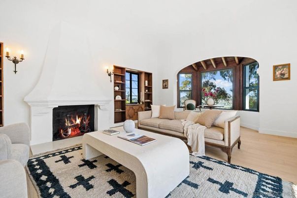 Fireplace, Interior, Living room, Wood Texture Flooring