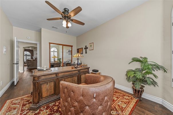 Home Office, Interior, Wood Texture Flooring