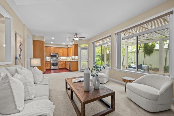 Interior, Kitchen, Living room, Recessed Lighting, Stainless Steel Appliances