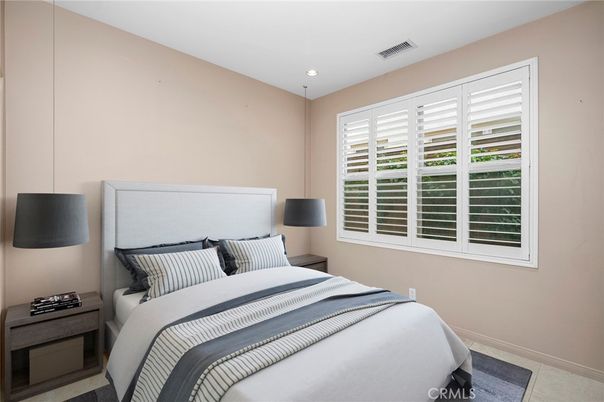 Bedroom, Interior, Recessed Lighting