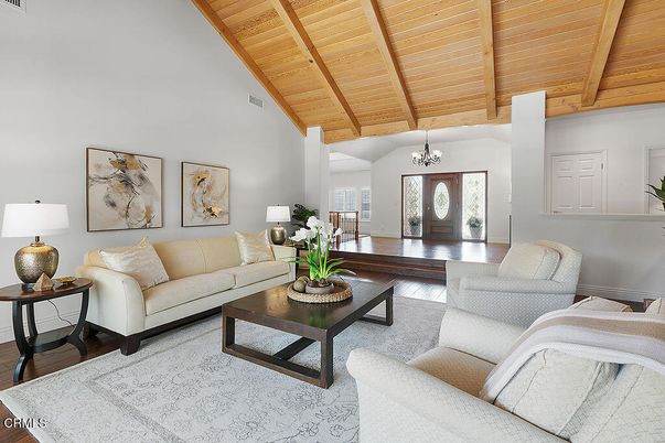 Chandelier, Interior, Living room, Wooden Beams, Wooden Ceilings, Wood Texture Flooring