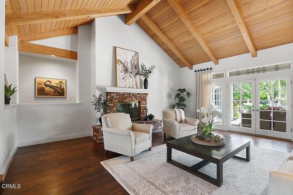 Fireplace, Interior, Living room, Wooden Beams, Wooden Ceilings, Wood Texture Flooring