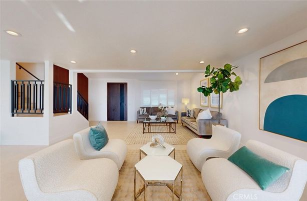 Interior, Living room, Recessed Lighting