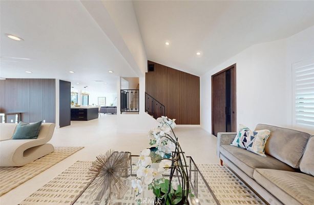 Interior, Living room, Recessed Lighting