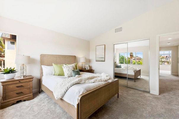 Bedroom, Interior, Recessed Lighting