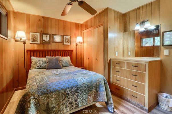 Bedroom, Interior, Wood Texture Flooring, Wooden Walls
