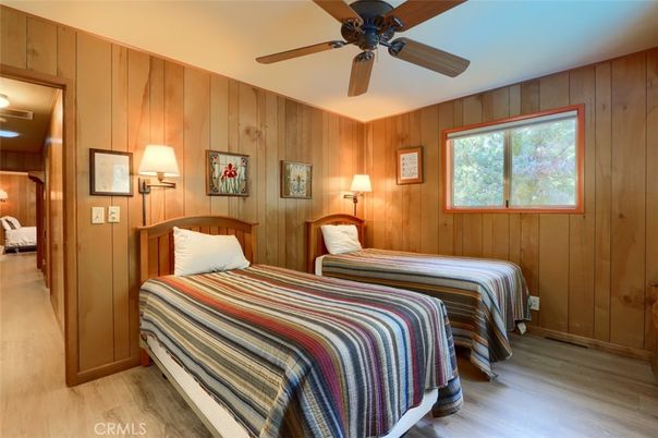 Bedroom, Interior, Wood Texture Flooring, Wooden Walls