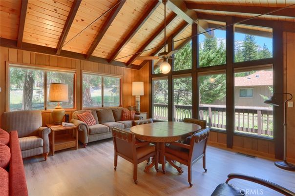 Dining room, Interior, Living room, Sun Room, Wooden Beams, Wooden Ceilings, Wood Texture Flooring