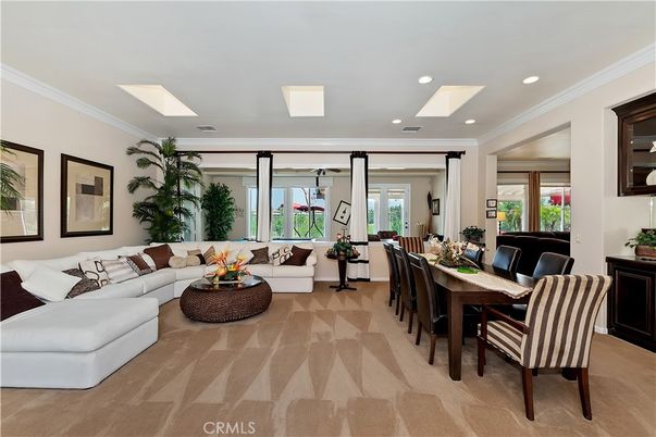 Dining room, Interior, Living room, Recessed Lighting