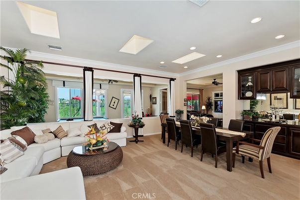 Dining room, Interior, Living room, Recessed Lighting