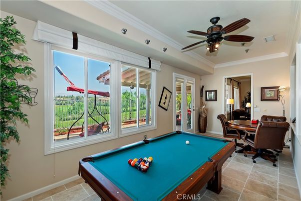Billiard Table, Game Room, Home Office, Interior