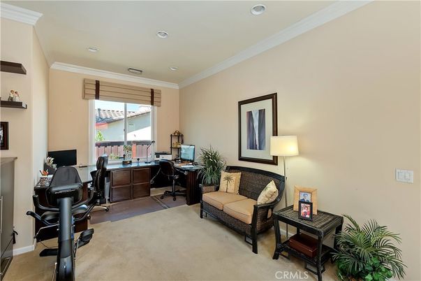 Home Office, Interior, Recessed Lighting