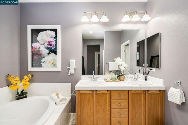 Bathroom, Dual Sink Vanities, Interior, Tile Countertops