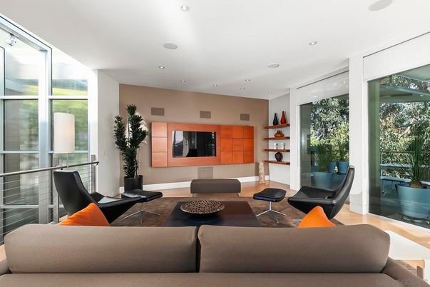 Fireplace, Interior, Living room, Recessed Lighting