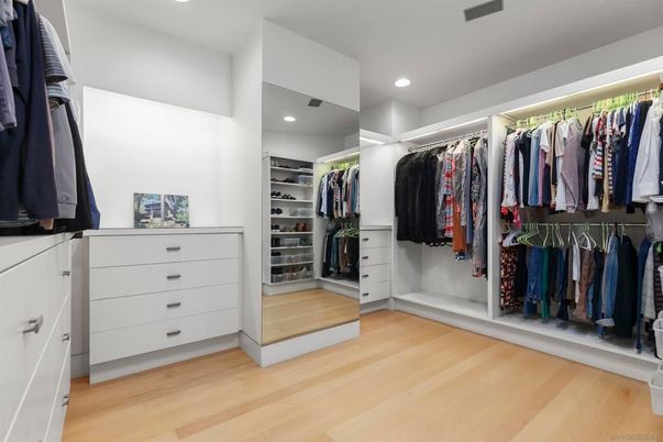Interior, Recessed Lighting, Walk-in Closets, Wood Texture Flooring
