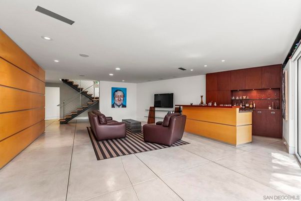 Interior, Living room, Recessed Lighting