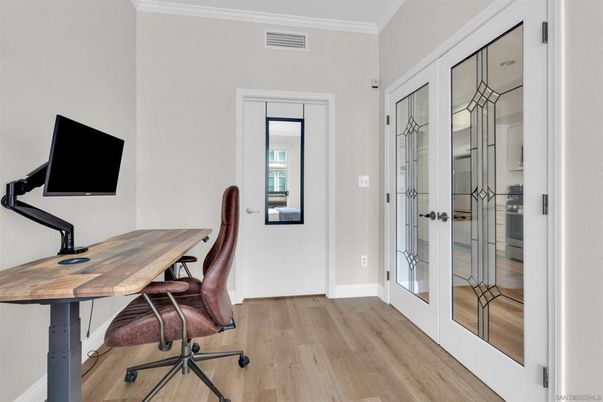 Home Office, Interior, Wood Texture Flooring