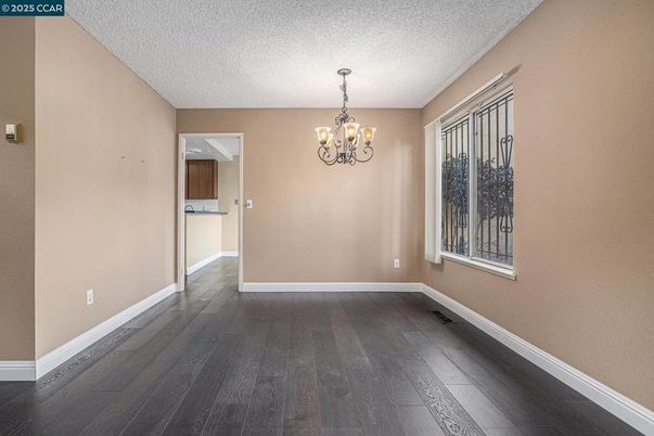 Chandelier, Empty room, Interior, Wood Texture Flooring