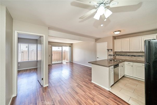 Interior, Kitchen, Wood Texture Flooring