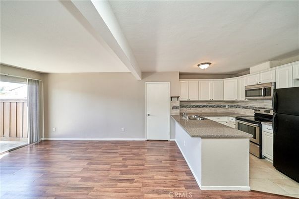 Interior, Kitchen, Wood Texture Flooring