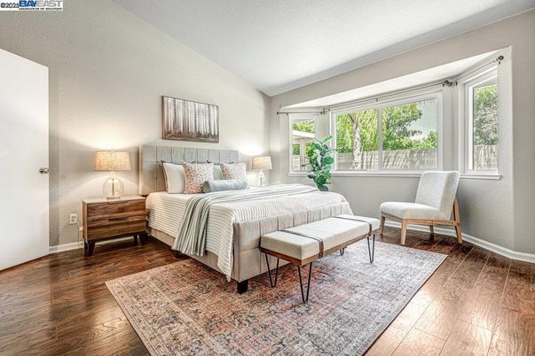 Bedroom, Interior, Wood Texture Flooring