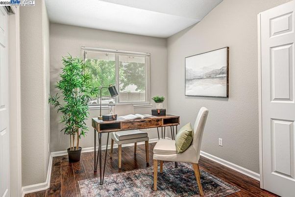 Home Office, Interior, Wood Texture Flooring