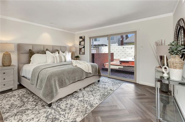 Bedroom, Interior, Wood Texture Flooring