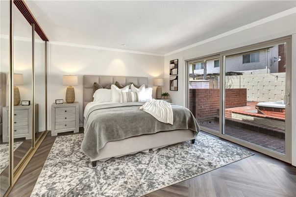 Bedroom, Interior, Wood Texture Flooring
