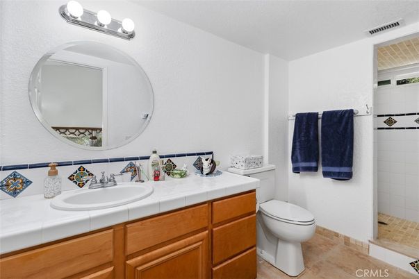 Bathroom, Dual Sink Vanities, Interior, Tile Countertops