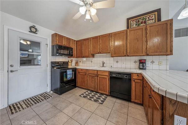 Interior, Kitchen, Tile Countertops