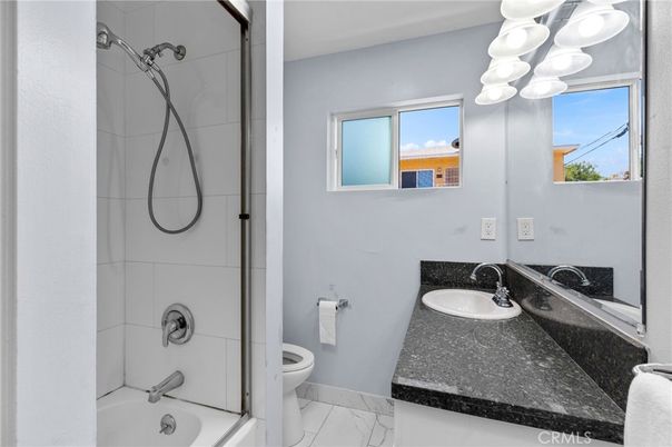 Bathroom, Glass Shower, Interior, Marble
