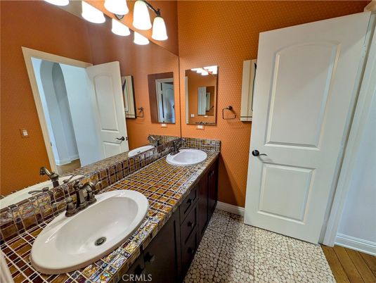 Bathroom, Dual Sink Vanities, Interior, Tile Countertops