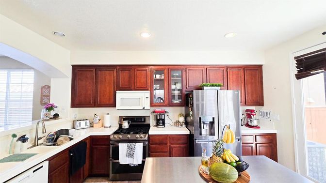Interior, Kitchen, Recessed Lighting, Stainless Steel Appliances