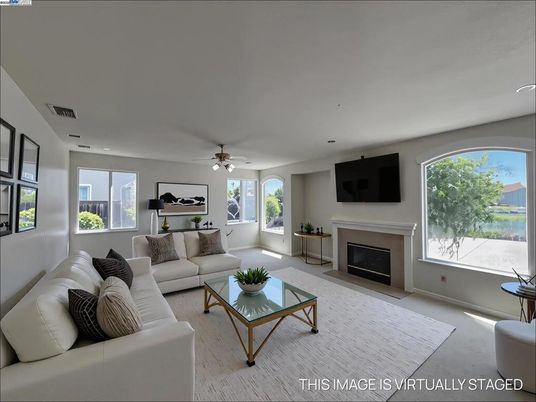 Fireplace, Interior, Living room, Recessed Lighting