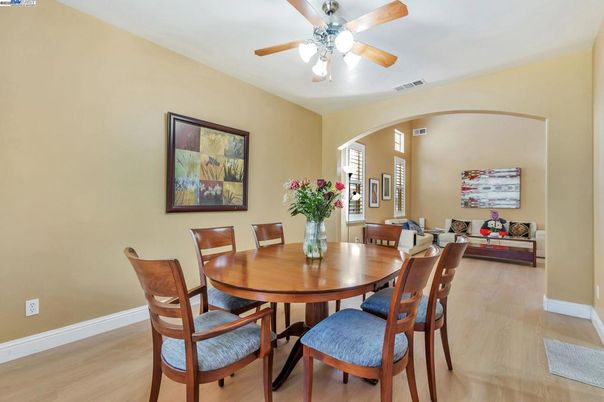 Dining room, Interior, Wood Texture Flooring