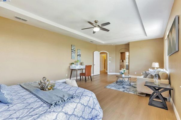Bedroom, Interior, Wood Texture Flooring