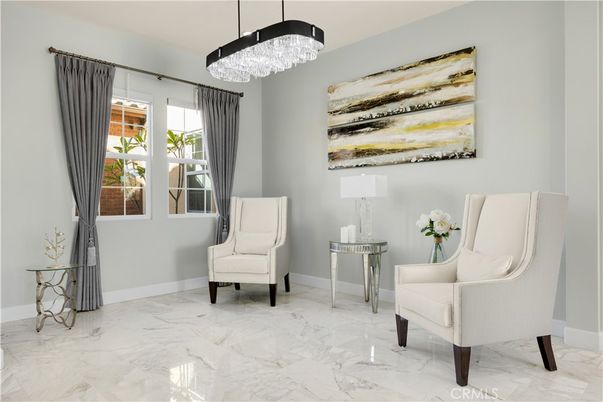 Chandelier, Interior, Marble