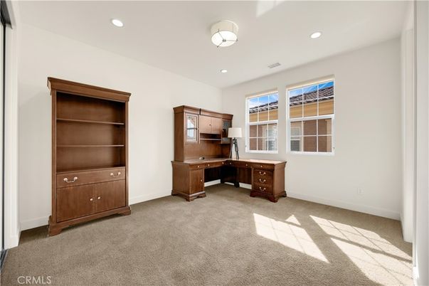 Home Office, Interior, Recessed Lighting