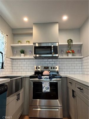 Interior, Kitchen, Recessed Lighting, Stainless Steel Appliances