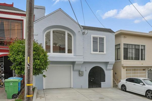 Attached, Exterior, Facade, Rowhouse