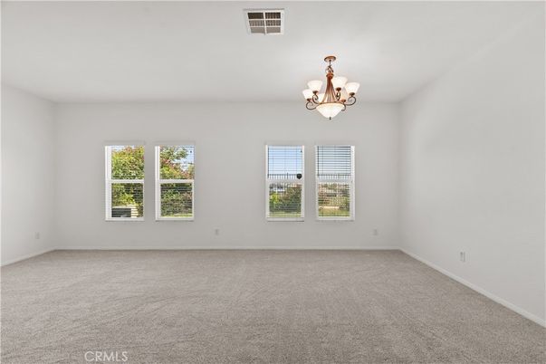 Chandelier, Empty room, Interior
