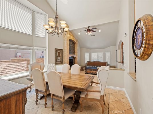 Chandelier, Dining room, Fireplace, Interior, Living room, Recessed Lighting