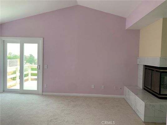 Empty room, Fireplace, Interior