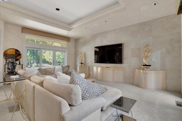 Interior, Living room, Recessed Lighting