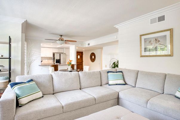 Interior, Kitchen, Living room, Recessed Lighting