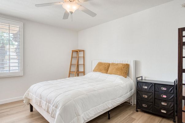 Bedroom, Interior, Wood Texture Flooring