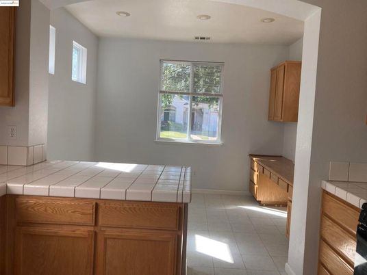 Interior, Kitchen, Recessed Lighting, Tile Countertops
