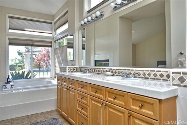 Bathroom, Dual Sink Vanities, Interior, Tile Countertops