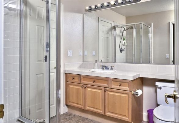 Bathroom, Glass Shower, Interior, Tile Countertops